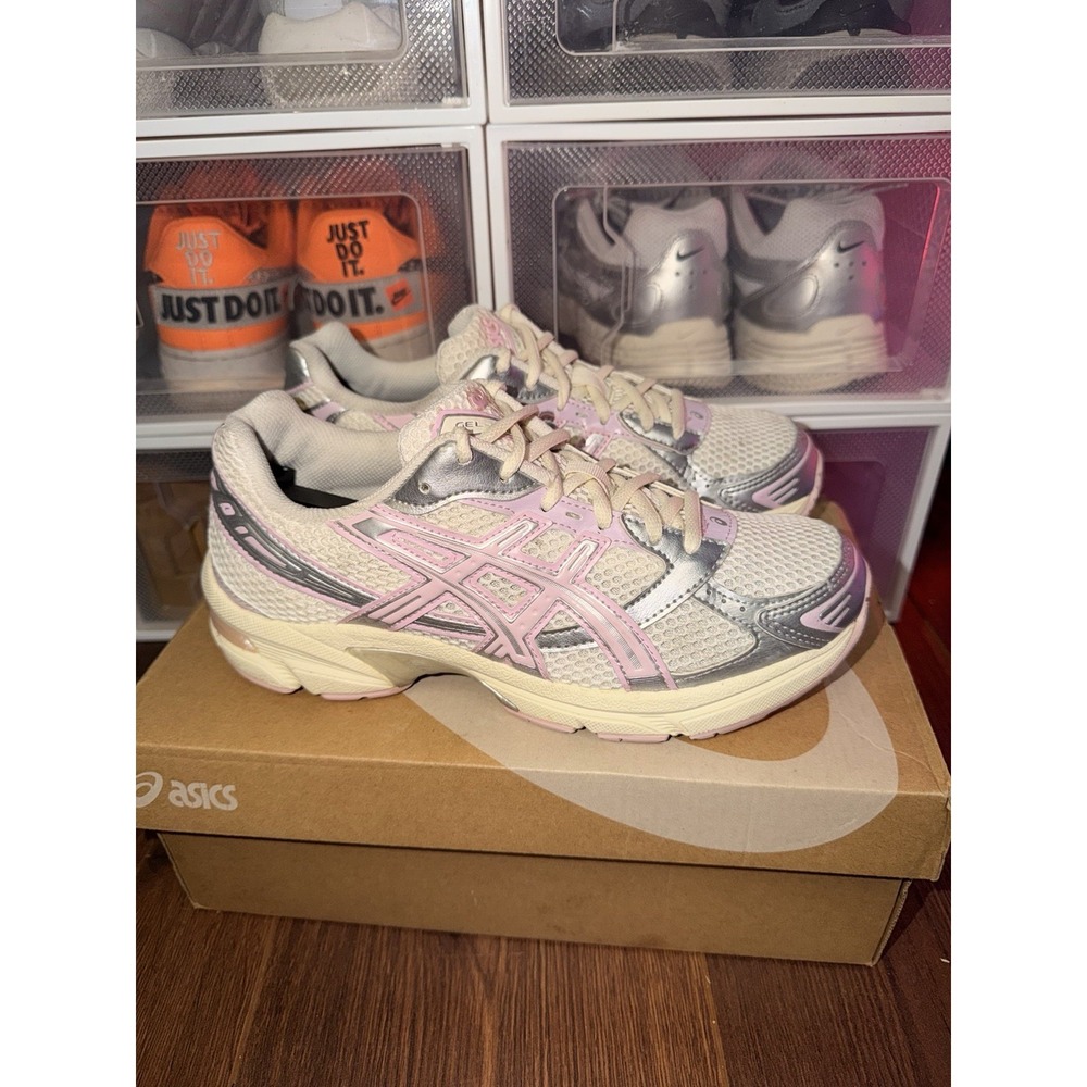 ASICS Gel 1130 Cream Barely Rose Women Sneaker 1202A534-250 Size 6.5
